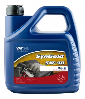 Олія моторна SynGold 5W-40 (4 л) VATOIL 50011 (фото 1)