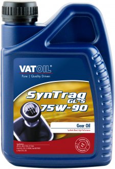 Олія трансмісійна SynTrag GL-5 75W-90. Напівсинтетична олія для редукторів. 1L./ VATOIL 50091