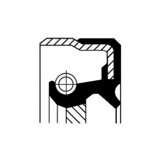 Кільце ущільнювача, ступінчаста коробка передач; Кільце ущільнювача, роздавальна коробка/ CORTECO 01019482 (фото 1)