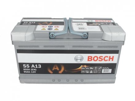 Акумулятор S5 AGM 95Ah, EN 850 правий "+" 353x175x190 (ДхШхВ) с-ма START-STOP/ BOSCH 0 092 S5A 130