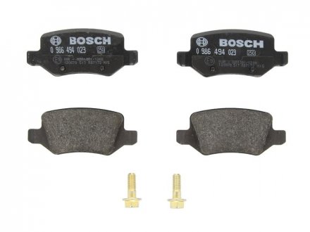 Тормозные колодки дисковые задние DB A-klasse(W168/169), B-klasse(W245), Vaneo 0 986 494 023 BOSCH 0986494023