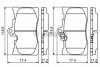 Колодки гальмові дискові передні LEXUS GS 350, 430, 460, IS 350, LS460 06- 0 986 494 252 BOSCH 0986494252 (фото 1)