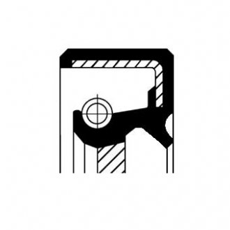 Кільце ущільнювача, колінчастий вал; Кільце ущільнювача, розподільний вал/ CORTECO 19012500 (фото 1)
