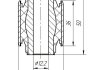 Сайлентблок поперечного верхней подвески внутренний/наружный 12*36.5*36*50/ METGUM 15-11 (фото 2)
