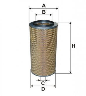 Фильтр воздушный DAF, MB, SCANIA /AM402 (WIX-Filtron UA) WIX FILTERS 42608E