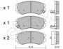 Колодка торм. HYUNDAI SONATA, TUCSON, KIA SOUL передн. CIFAM 822-503-0 (фото 1)