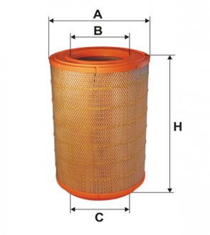 Фільтр повітряний SCANIA AM416/3/ (WIX-Filtron UA) WIX FILTERS 93181E