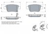 Тормозные колодки дисковые задниеTOYOTA Avensis 03- 0 986 424 798 BOSCH 0986424798 (фото 5)