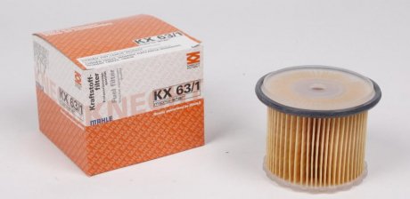 Фильтрующий элемент топливного фильтра Citroen, Peugeot MH KX63/1 MAHLE / KNECHT KX 63/1 (фото 1)