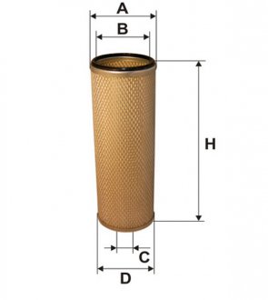 Фільтр повітряний /AM474W (WIX-Filtron) WIX FILTERS 93343E