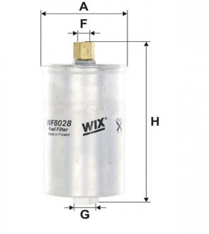 Фільтр топл. AUDI /PP826 (WIX-Filtron) WIX FILTERS WF8028