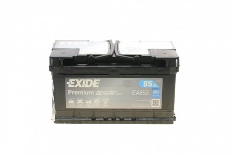 Акумулятор 85Ah-12v PREMIUM (315х175х175),R,EN800 EXIDE EA852 (фото 1)
