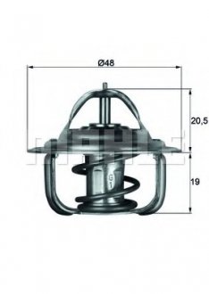 Термостат AUDI; DAEWOO; OPEL; SAAB; VW (Mahle) MAHLE MAHLE / KNECHT TX 1 87 D