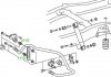 Направляющая втулка переднего и заднего стабилизатора/ METGUM 11-10 (фото 3)