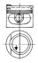 Поршень AUDI/VW 81.5 DS/DZ/ADZ/RH (KS) KOLBENSCHMIDT 93928620 (фото 1)