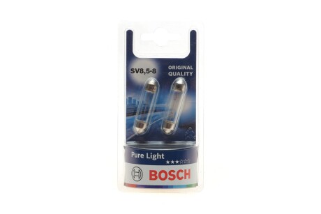 Лампы 2шт. 12V10W (блистер упаковка N11) 1 987 301 014 BOSCH 1987301014