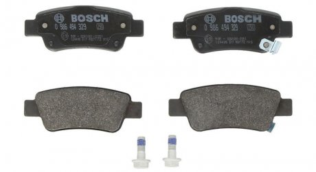 Комплект тормозных колодок, дисковый тормоз/ BOSCH 0 986 494 329 (фото 1)