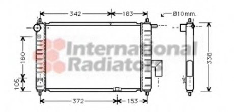 Радіатор MATIZ 2 0.8 MT +-AC 01- Van Wezel 81002046