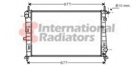 Радиатор MONDEO I 1.8TD MT 93-96 Van Wezel 18002185 (фото 1)