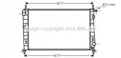 Радиатор охлаждения FORD MONDEO (AVA) AVA COOLING FDA2185 (фото 1)