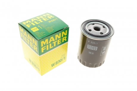 Фильтр масляный VW - TRANSPORTER IV = W 830 MANN W 830/1 (фото 1)