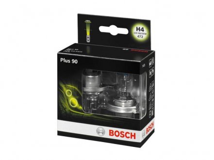 Лампа Н4 PLUS 90 (карт. уп. 2 шт.).) 1 987 301 074 BOSCH 1987301074