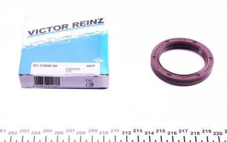 Уплотняющее кольцо, коленчатый вал/ VICTOR REINZ 81-37608-00