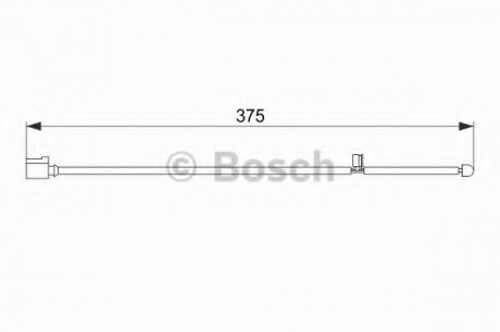 Сигнализатор, износ тормозных колодок/ BOSCH 1 987 474 562 (фото 1)