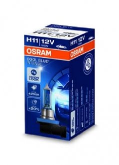 Лампа фарна H11 12V 55W PGJ19-2 COOL BLUE Intense 1шт. OSRAM 64211 CBI