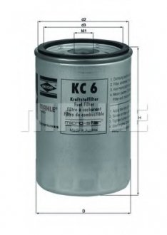Фильтр топл. IVECO (TRUCK) (-) MAHLE / KNECHT KC6 (фото 1)