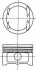 Поршень в комплекте на 1 цилиндр, STD/ NURAL 87-119000-00 (фото 1)