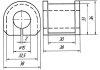 Втулка заднього стабілізатора (ф внутр.. 16)/ METGUM 05-21 (фото 2)