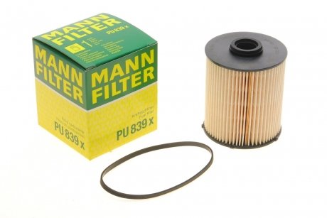 Фильтрующий элемент топливного фильтра PU 839X MANN PU 839 X (фото 1)