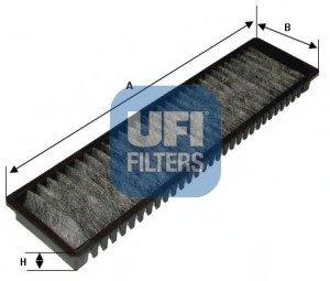 Фільтр, повітря у внутрішньому просторі/ UFI 54.137.00 (фото 1)