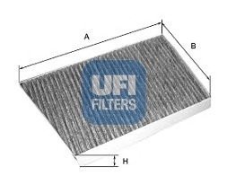 Фільтр, повітря у внутрішньому просторі/ UFI 54.133.00 (фото 1)