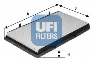 Фильтр, воздух во внутренном пространстве/ UFI 53.131.00 (фото 1)