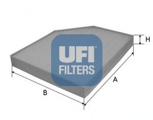 Фильтр, воздух во внутренном пространстве/ UFI 53.153.00 (фото 1)