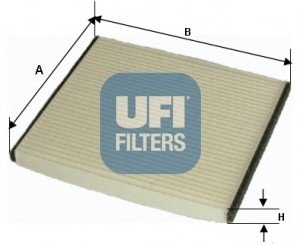 Фильтр, воздух во внутренном пространстве/ UFI 53.076.00 (фото 1)
