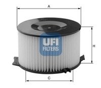Фільтр, повітря у внутрішньому просторі/ UFI 53.067.00 (фото 1)