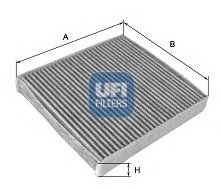Фильтр, воздух во внутренном пространстве/ UFI 54.223.00 (фото 1)