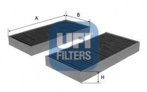 Фильтр, воздух во внутренном пространстве/ UFI 54.172.00