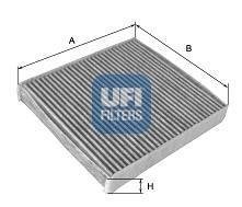 Фильтр, воздух во внутренном пространстве/ UFI 54.167.00