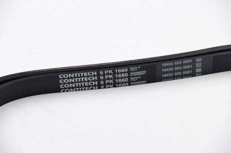 Ремінь поліклінової Contitech 6PK1660 (фото 1)