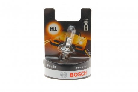 Автомобильная лампа H1 Plus 50 sB/ BOSCH 1 987 301 041