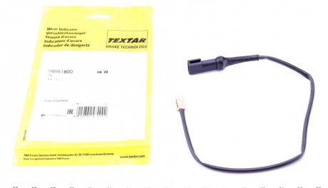 Сигнализатор износа тормозных колодок/ TEXTAR 98051800 (фото 1)