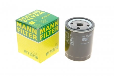 Фільтр масляний OPEL -FILTER MANN W713/18 (фото 1)