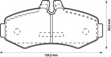 Колодки дискового тормоза Jurid 571946J (фото 1)
