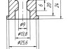 Втулка переднего стабилизатора наружная/ METGUM 11-18 (фото 2)
