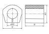 Втулка стабилизатора передней подвески/ METGUM 11-05 (фото 2)