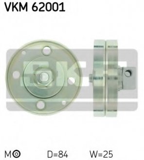 Натяжний ролик, полікліновий ремінь/ SKF VKM 62001